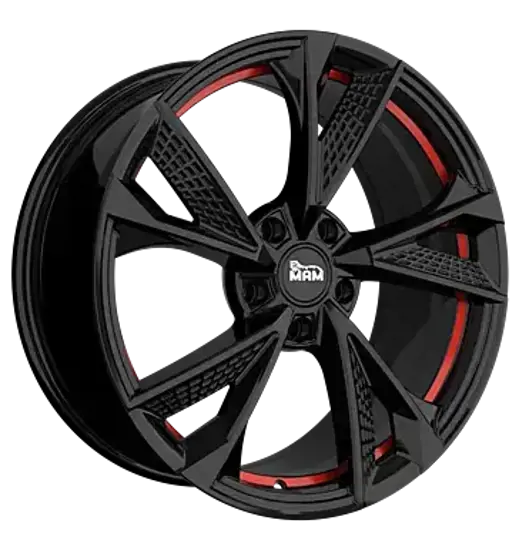 MAM MAM RS6 BLACK PAINTED RED INSIDE