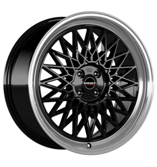 Borbet Borbet B black rim polished