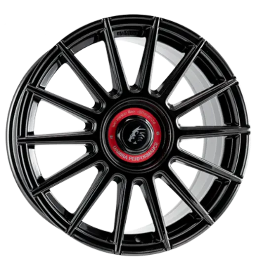 Damina Performance Damina Performance DM09 Black Painted Inlay red