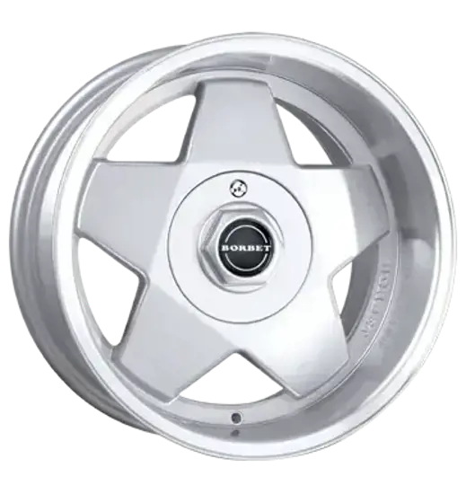 Borbet Borbet A silver polished