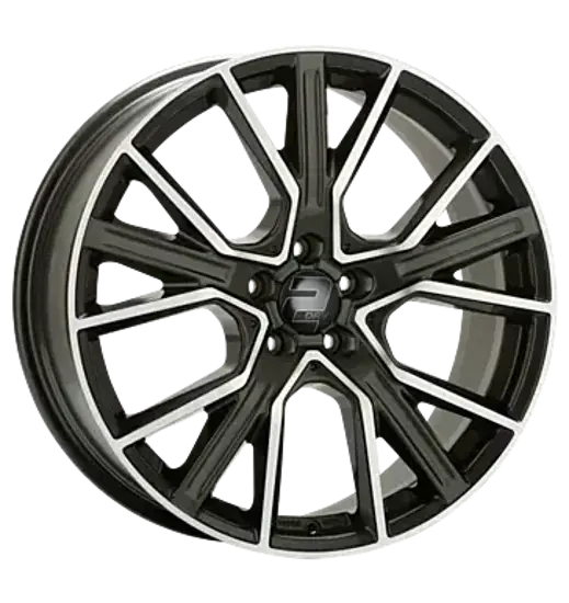 2DRV by Wheelworld 2DRV by Wheelworld WH34 Dark Gunmetal high gloss polished
