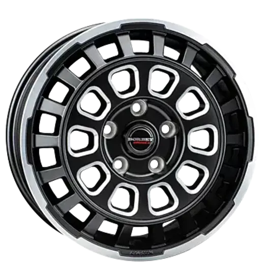 Borbet Borbet CW7 black rim window polished matt
