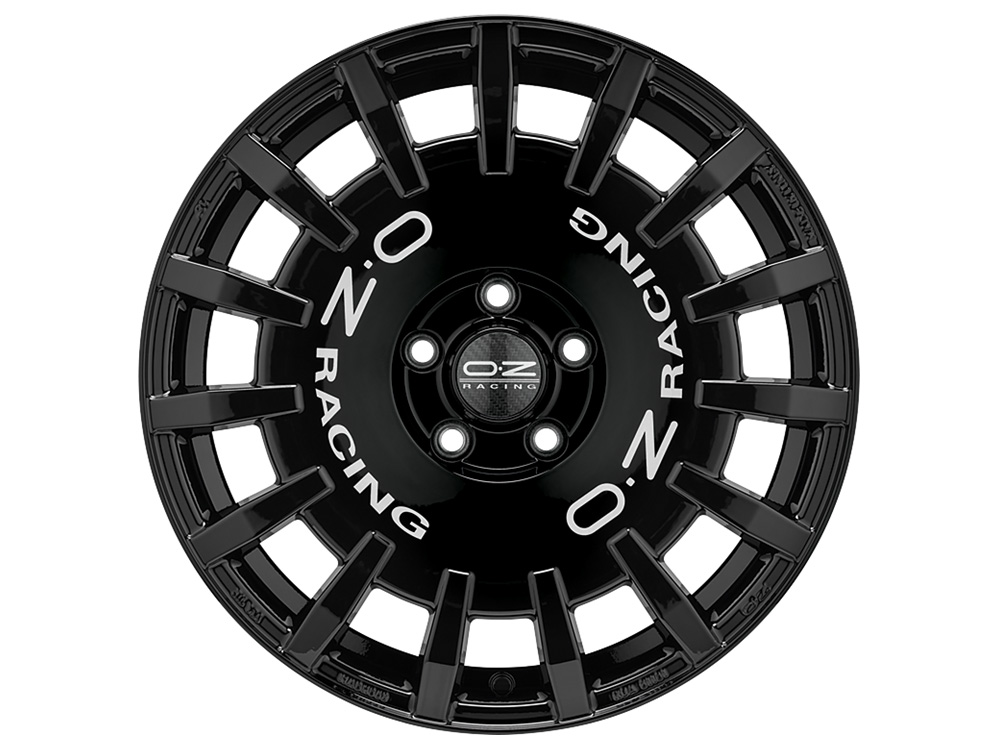 OZ-Wheels OZ-Wheels Rally Racing GLOSS BLACK+SIL.LET