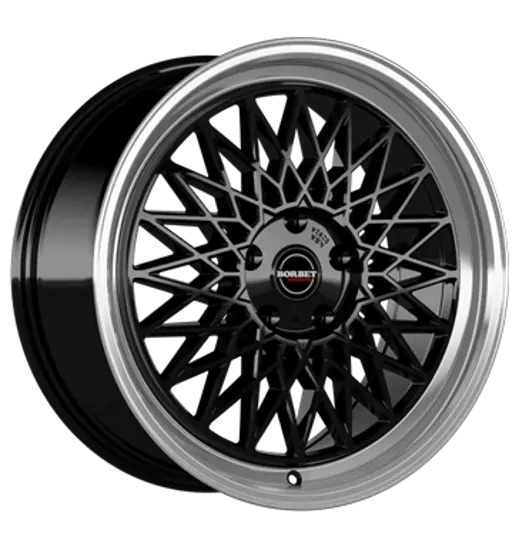 Borbet Borbet B black rim polished