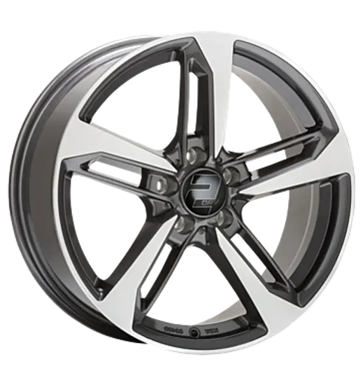 2DRV by Wheelworld 2DRV by Wheelworld WH36 Dark Gunmetal high gloss polished