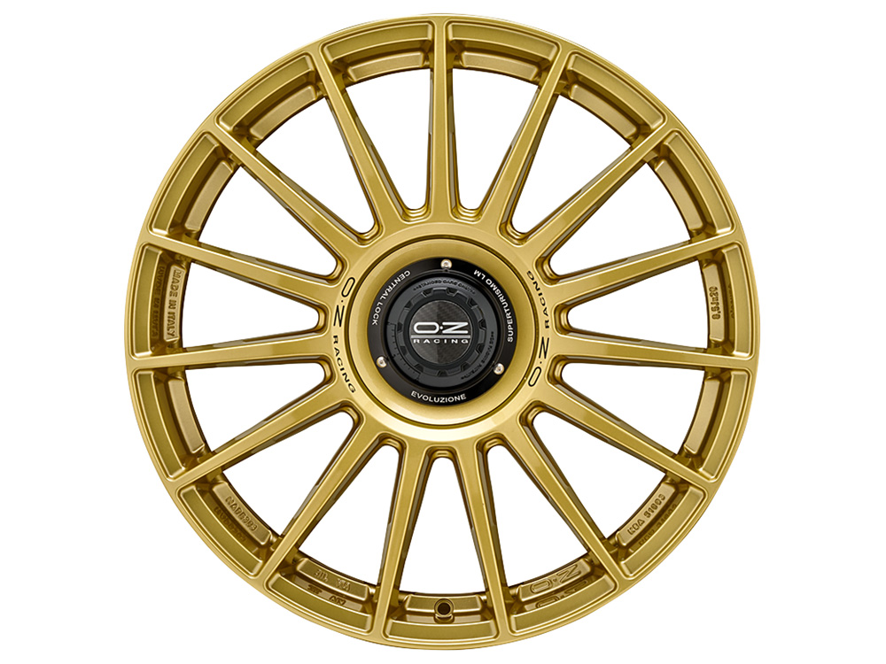 OZ-Wheels OZ-Wheels Superturismo Evoluzione Gold RACE GOLD + BLACK LETTERING