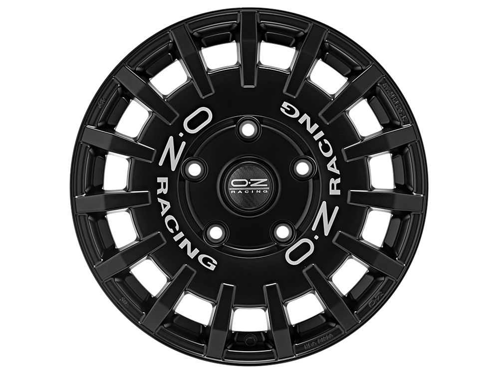 OZ-Wheels OZ-Wheels Rally Racing MATT BLACK+SILVER LETTERING