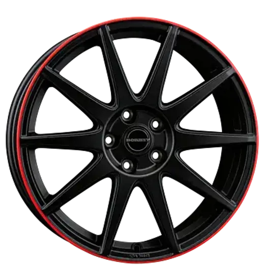 Borbet Borbet GTX black matt rim red