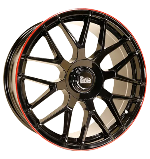 MAM MAM GT1 BLACK PAUNTED LIP RED