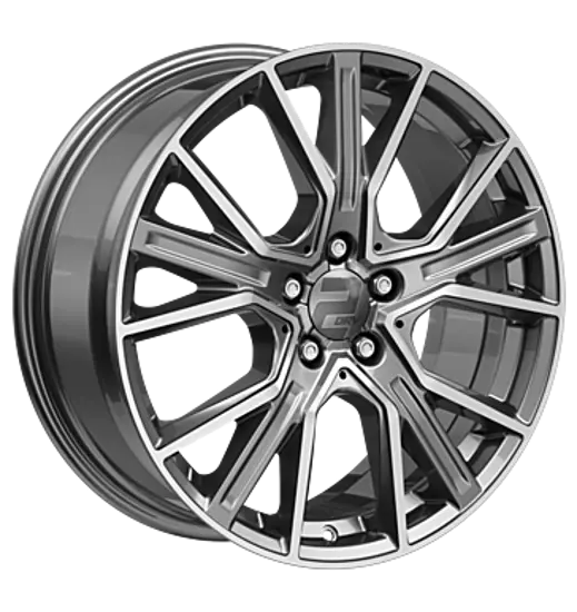 2DRV by Wheelworld 2DRV by Wheelworld WH34 daytona gray high gloss polished
