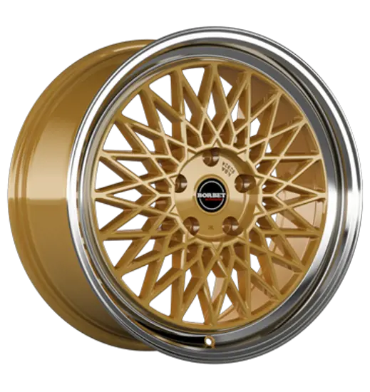 Borbet Borbet B gold rim polished