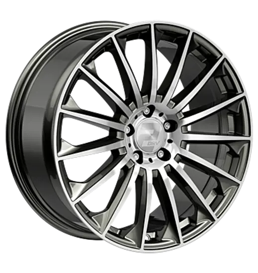 2DRV by Wheelworld 2DRV by Wheelworld WH39 Dark Gunmetal high gloss polished