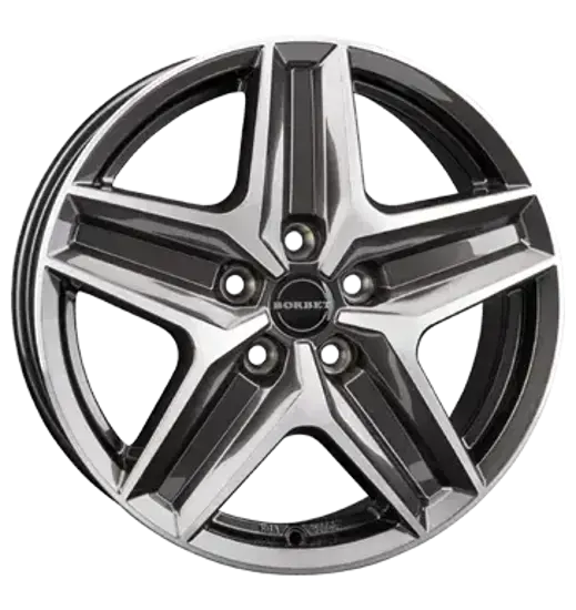 Borbet Borbet CWZ mistral anthracite polished glossy
