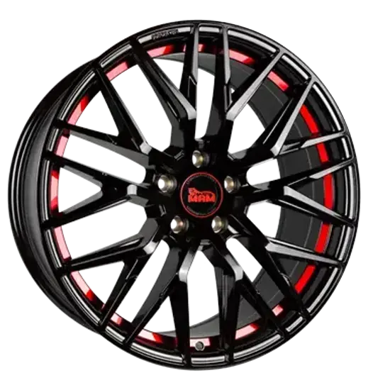 MAM MAM RS4 BLACK PAINTED RED INSIDE